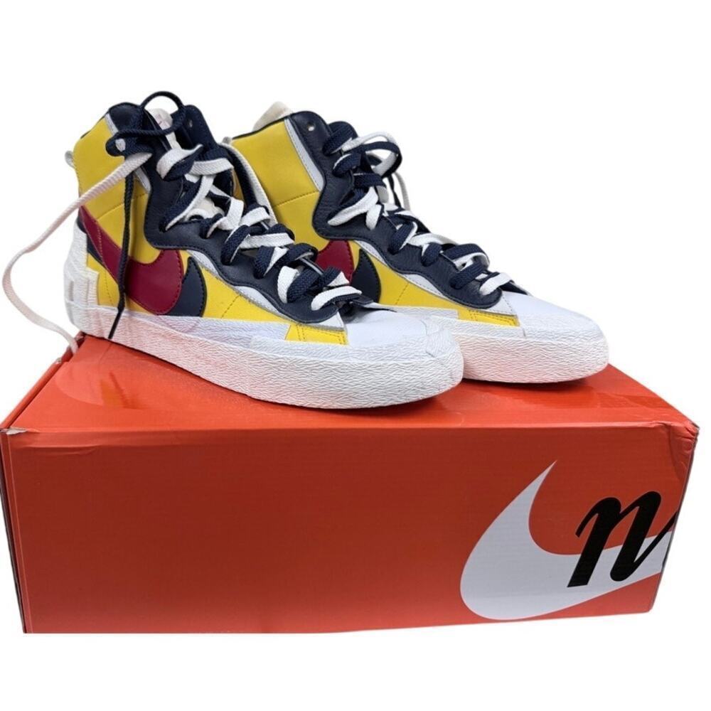 Nike Blazer Mid / Sacai “Varsity Maize / Varsity Red” BV0072-700 – Men’s 11 NIB